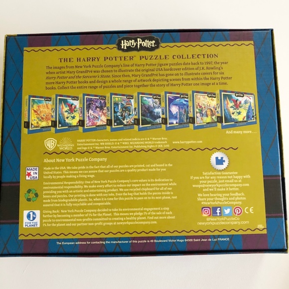 Lot 3 Harry Potter Puzzles- flying keys- quidditch- 2 sided SEALED & Opened - Picture 4 of 12